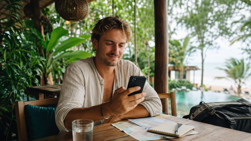 Thailand eSIM vor der Reise auf einem Smartphone einrichten