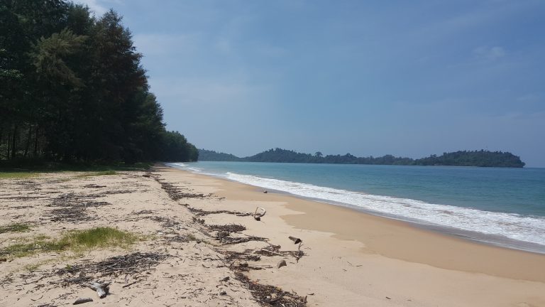 Discover serenity on a tropical beach in Khao Lak, Thailand, perfect for a relaxing vacation.